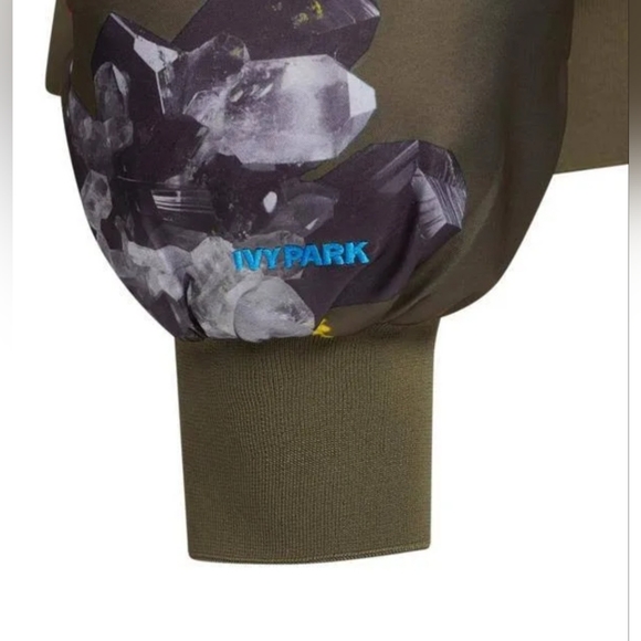 Ivy Park x Adidas Unisex REVERSABLE   satin bomber jacket - Picture 9 of 14